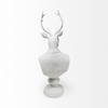 Mozart 22.5H White Painted Resin Deer In A Suit Bust, Decorative Object by Mercana, 8.27" length x 6.89" width x 23.23" height thumbnail 5
