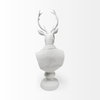Mozart 22.5H White Painted Resin Deer In A Suit Bust, Decorative Object by Mercana, 8.27" length x 6.89" width x 23.23" height thumbnail 5