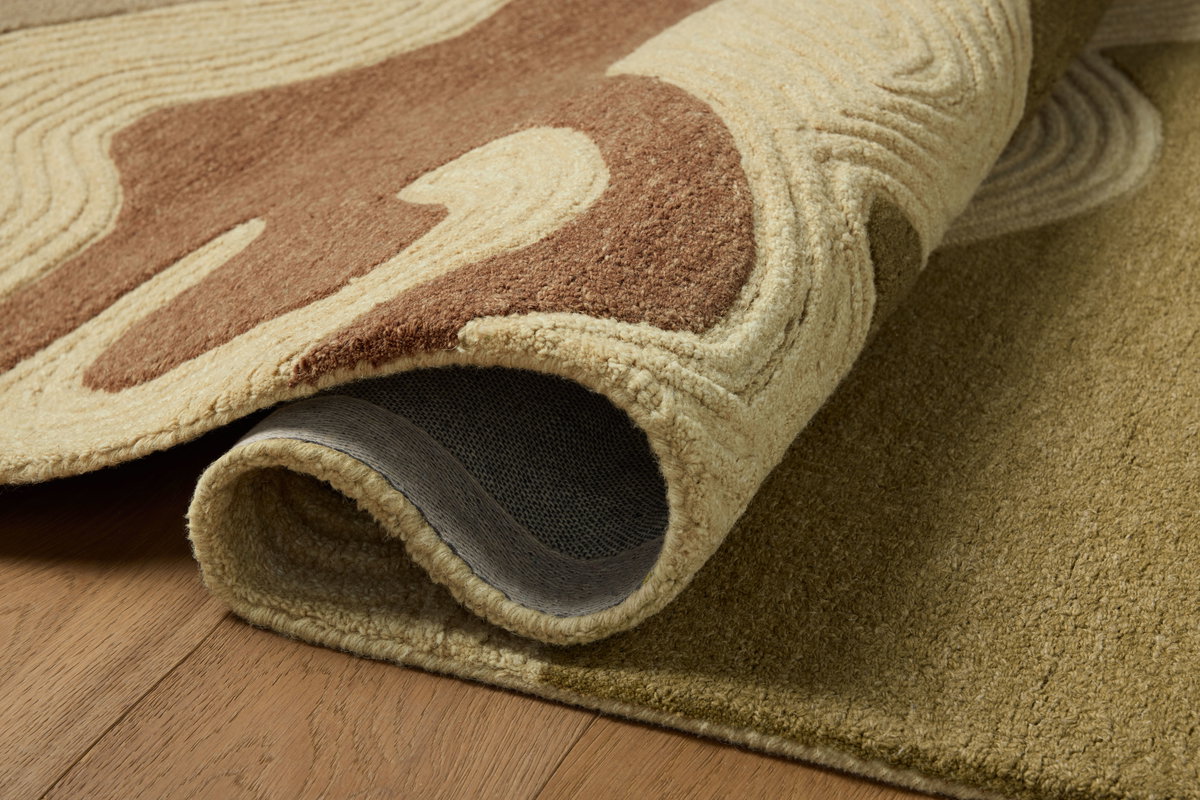 Brigette Romanek x Loloi Madi Rug, 1'6" length x 1'6" width View 5