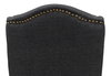 Black High Back Dining Chair, by Sarreid, 2'2" length x 1'9" width x 3'10" height thumbnail 3
