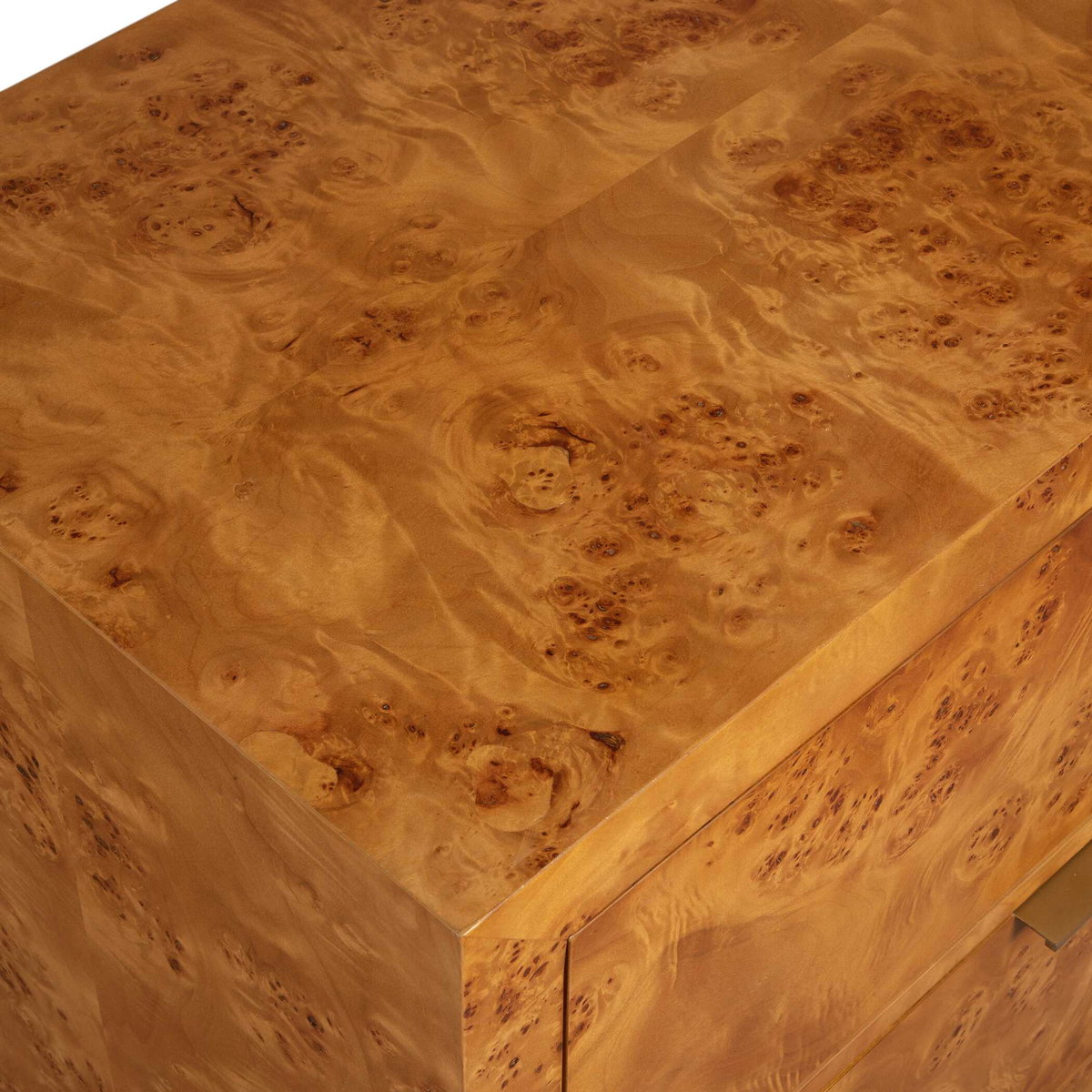 Indus 2 Drawer Burl Chest, Cabinets & Chest by Uttermost, 30" width x 30" height x 17" depth View 8
