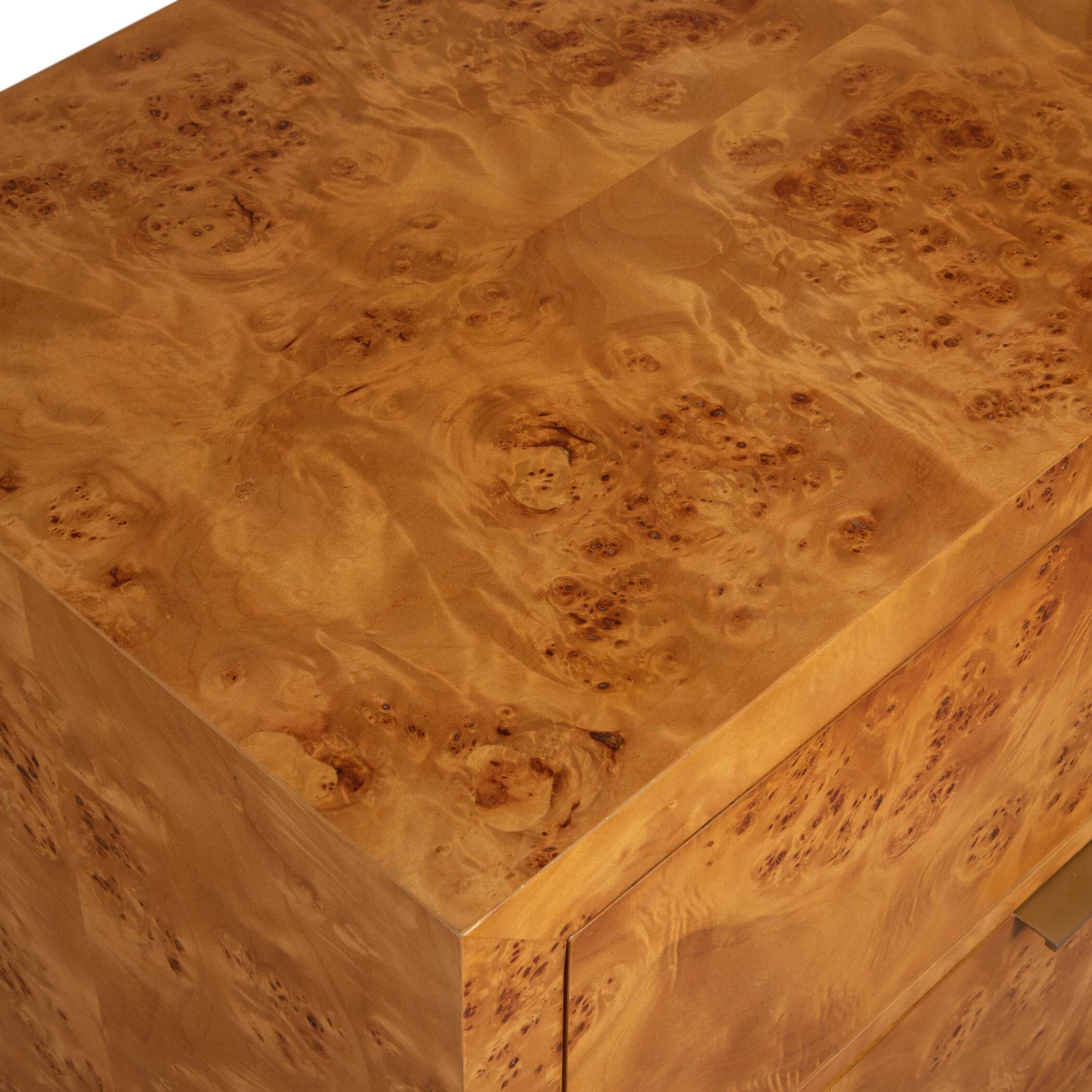 Indus 2 Drawer Burl Chest Indus 2 Drawer Burl Chest large image