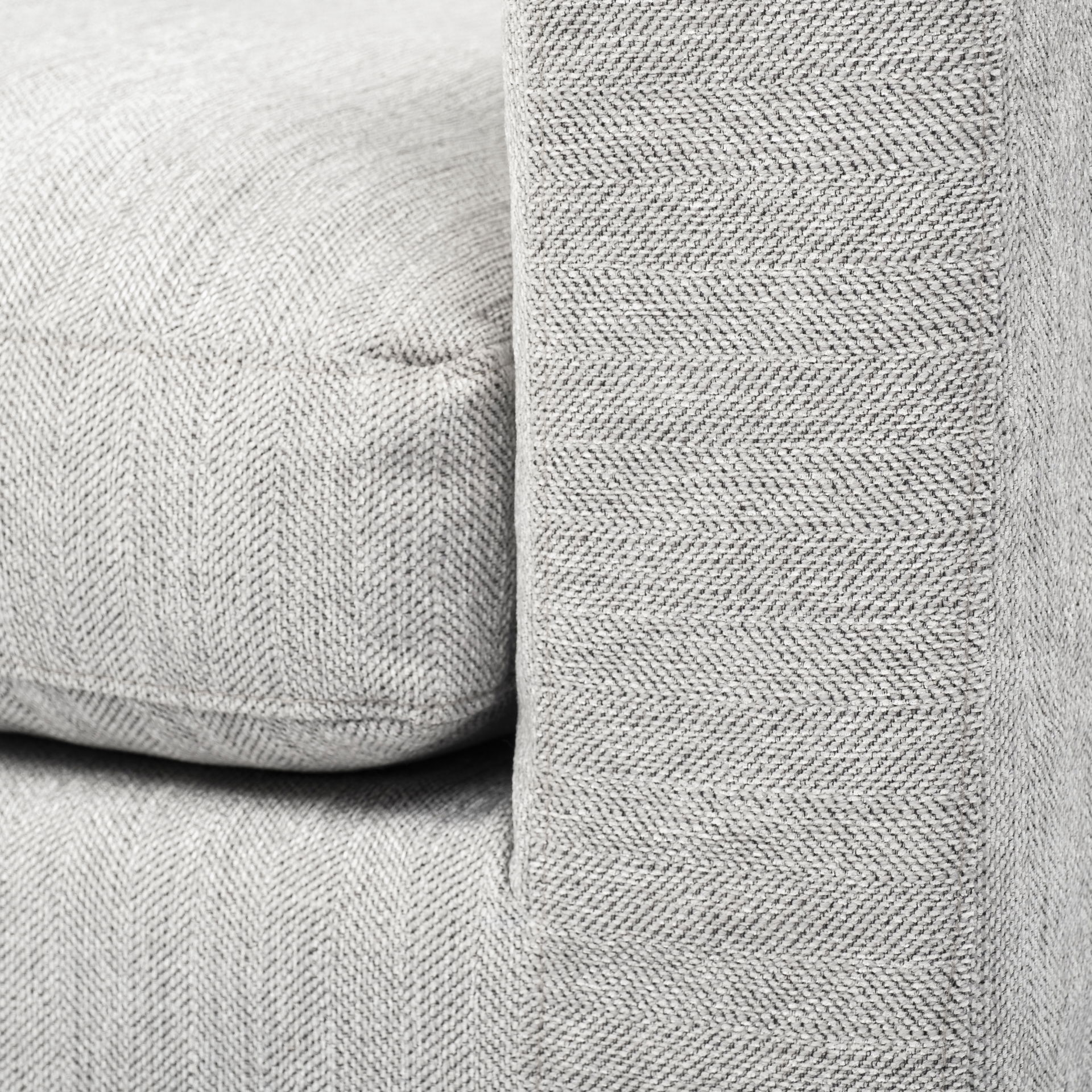 Denly II 92.5 X 38.25 X 34.5 Frost Gray Slipcover Three Seater Sofa large image 