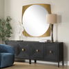Neilia Round Brass Mirror, by Uttermost, 48" width x 48" height x 2" depth thumbnail 4