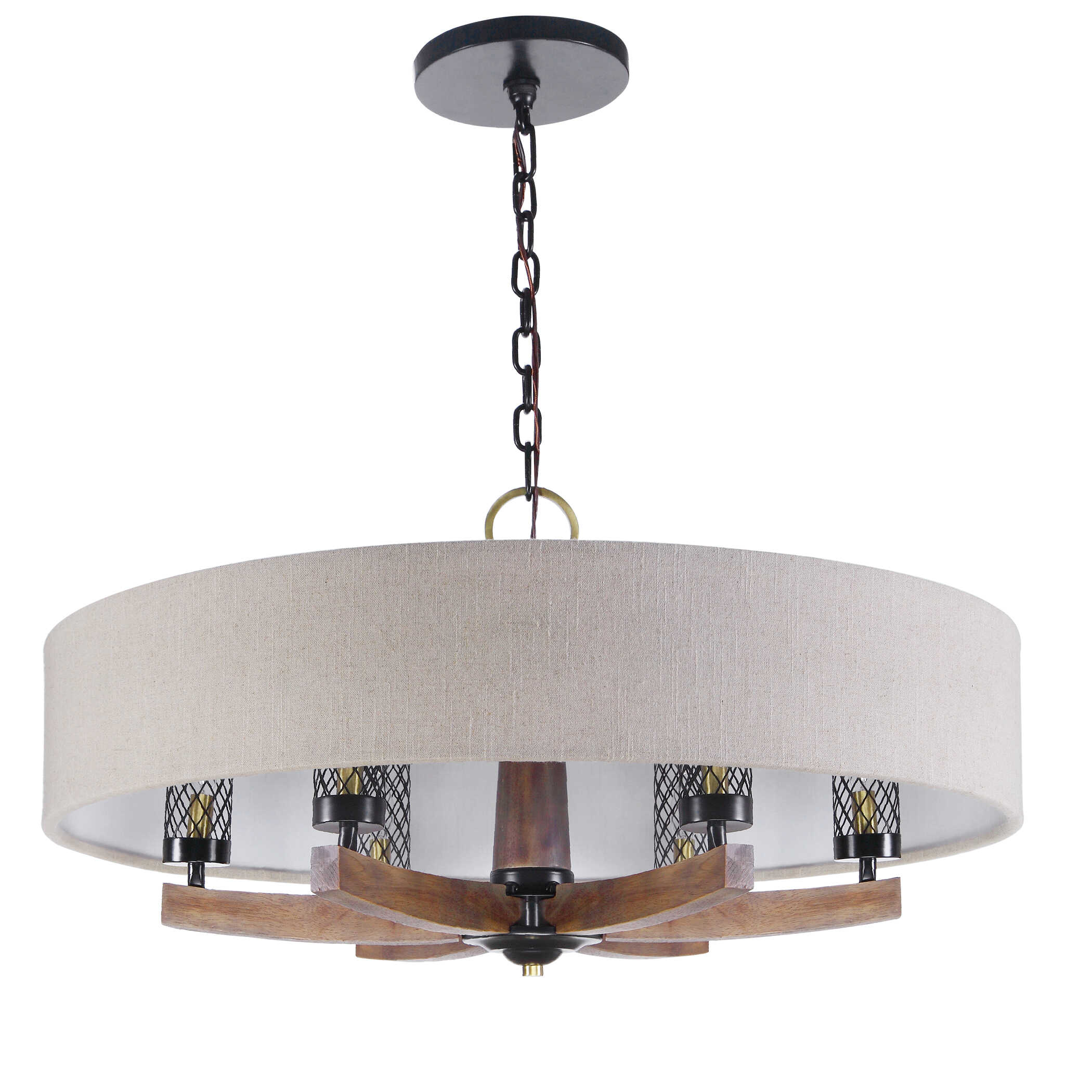 Woodall 6 Light Drum Chandelier Woodall 6 Light Drum Chandelier large image