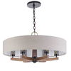 Woodall 6 Light Drum Chandelier 2 Woodall 6 Light Drum Chandelier thumbnail 2