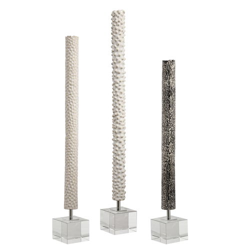 Makira Cylindrical Sculptures Set/3