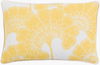 Japanese Floral Lumbar Pillow, Decorative Pillow by Surya, 13" length x 20" width thumbnail