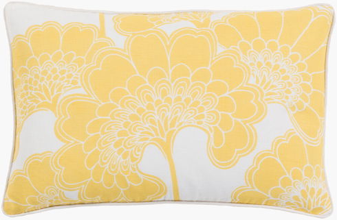 Japanese Floral Lumbar Pillow