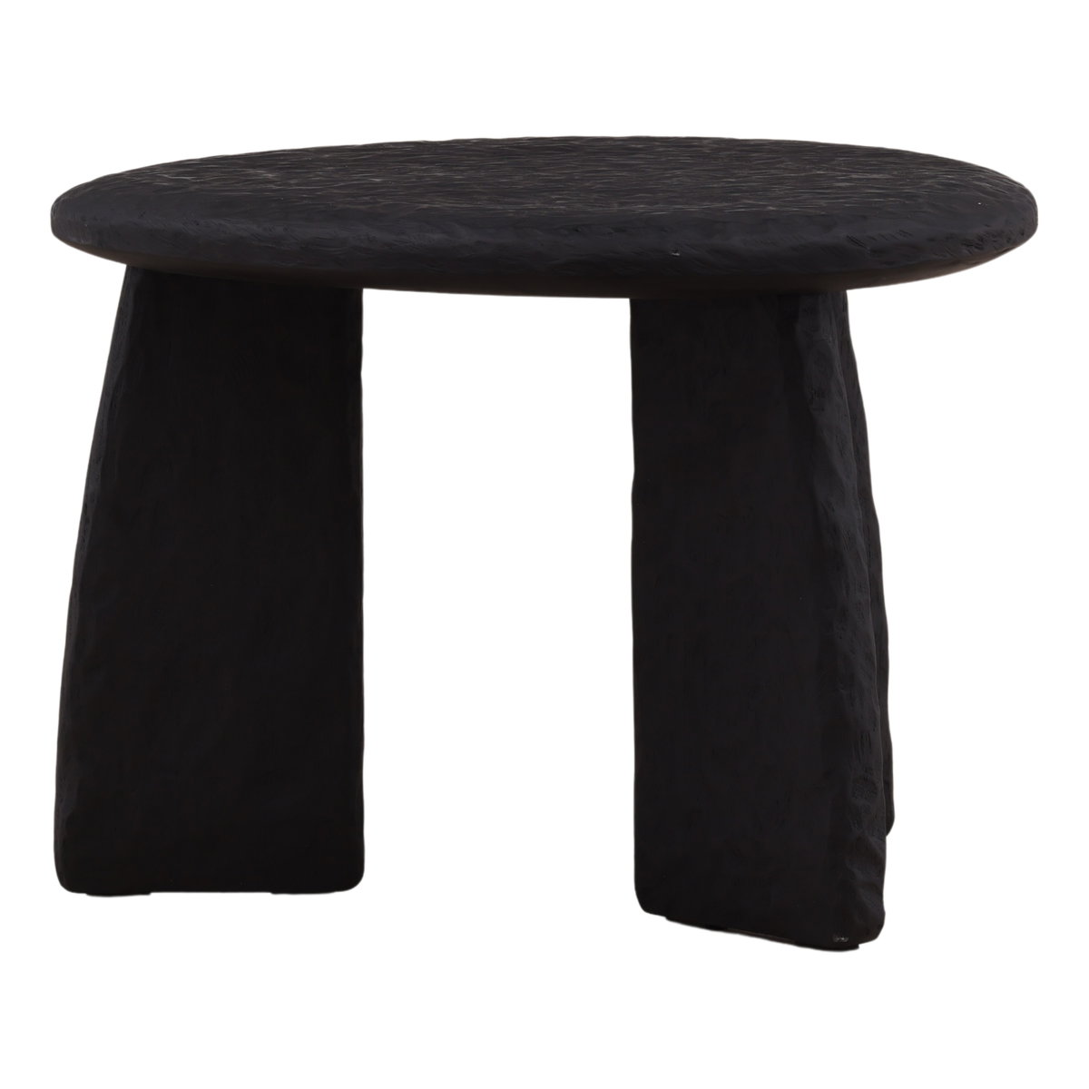 Beau Side Table Black, Side & End Table by Dovetail, 19.29" width x 18.42" height x 24.4" depth View 2