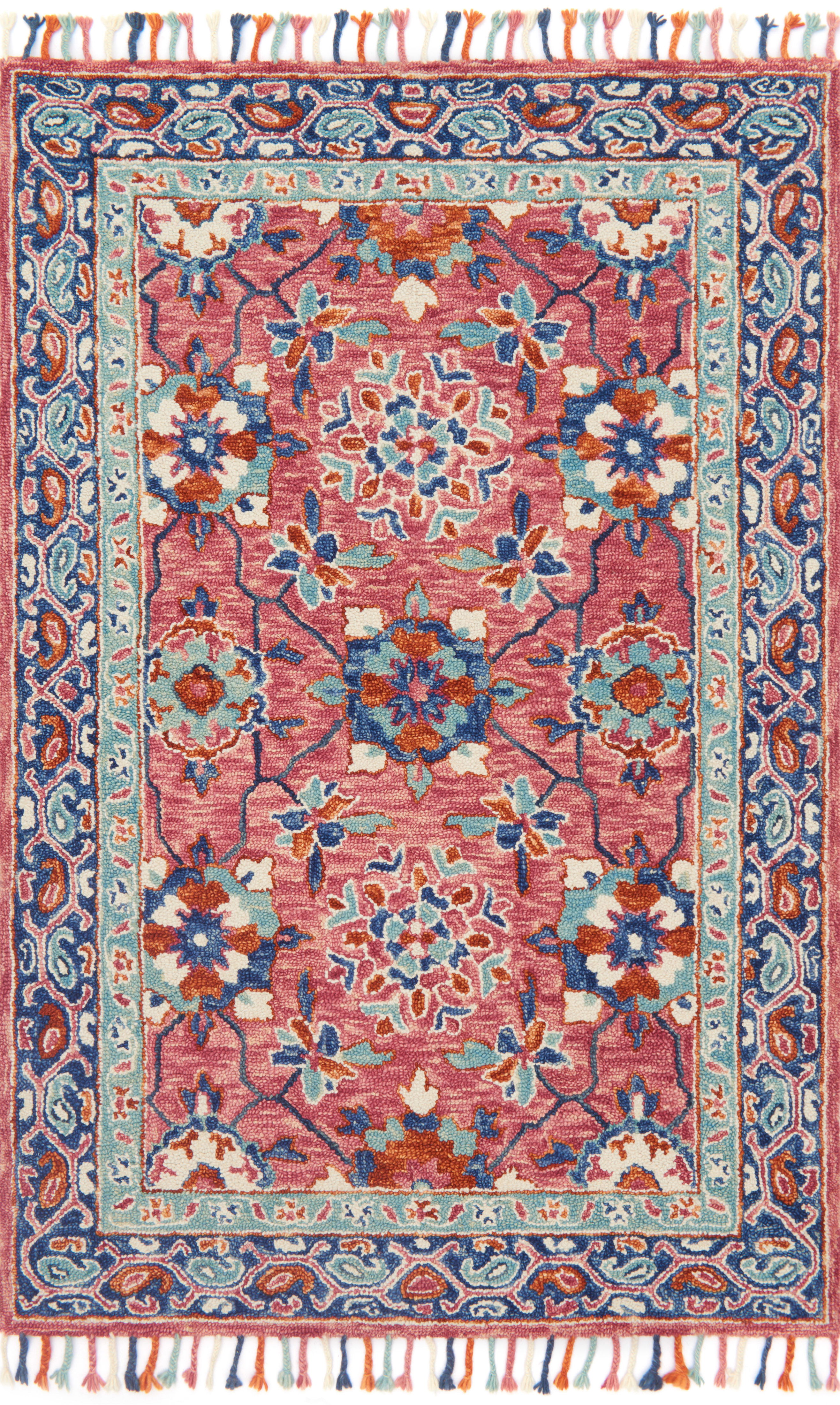 Loloi Zharah Rug, 5' length x 7'6" width