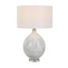 Clary Horizontally Striped Table Lamp, by Uttermost, 17" width x 26.5" height x 17" depth thumbnail 1