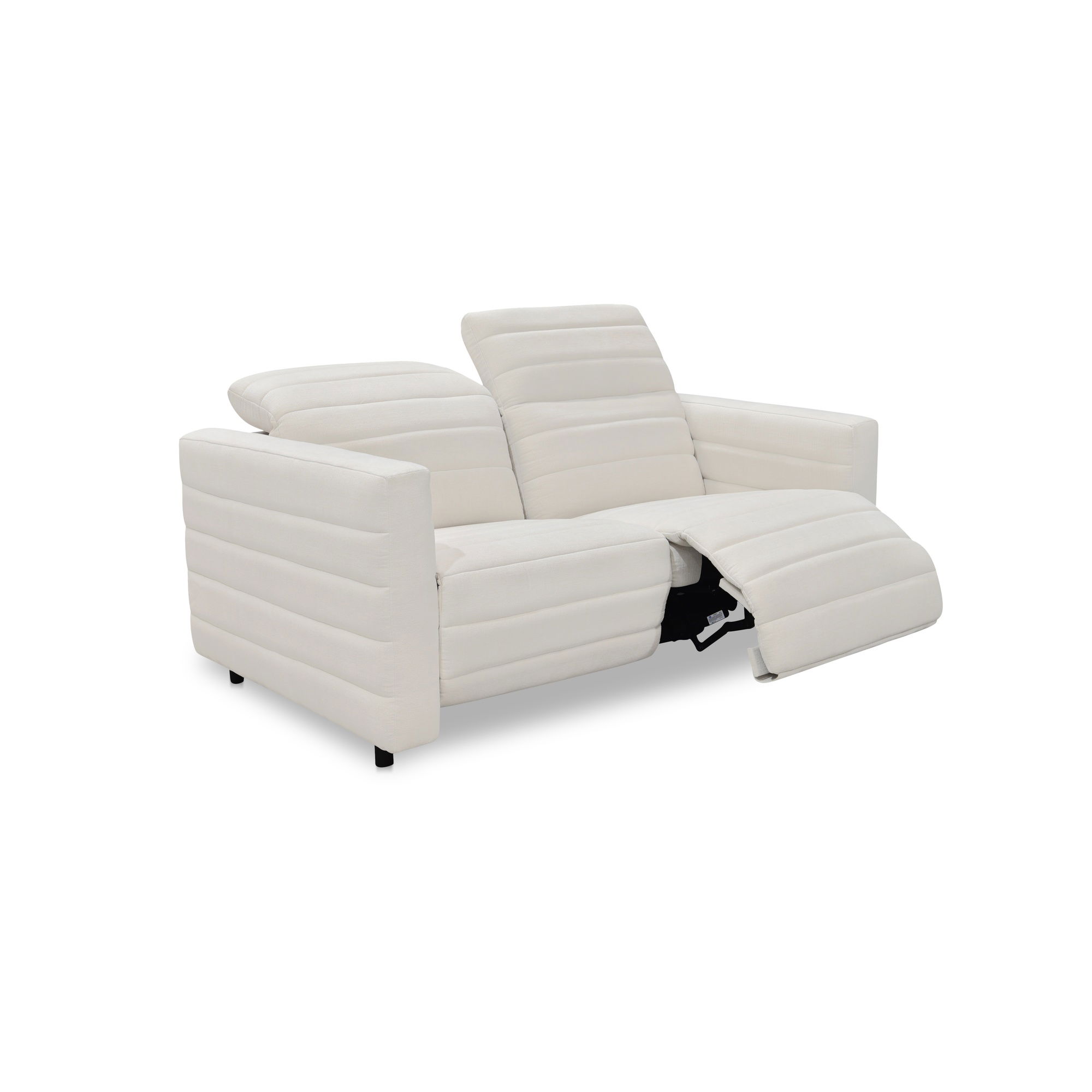 Juno Power Recliner Sofa Off White, Sofas & Sectional by Moe's Home, 65" width x 31.5" height x 42" depth View 2