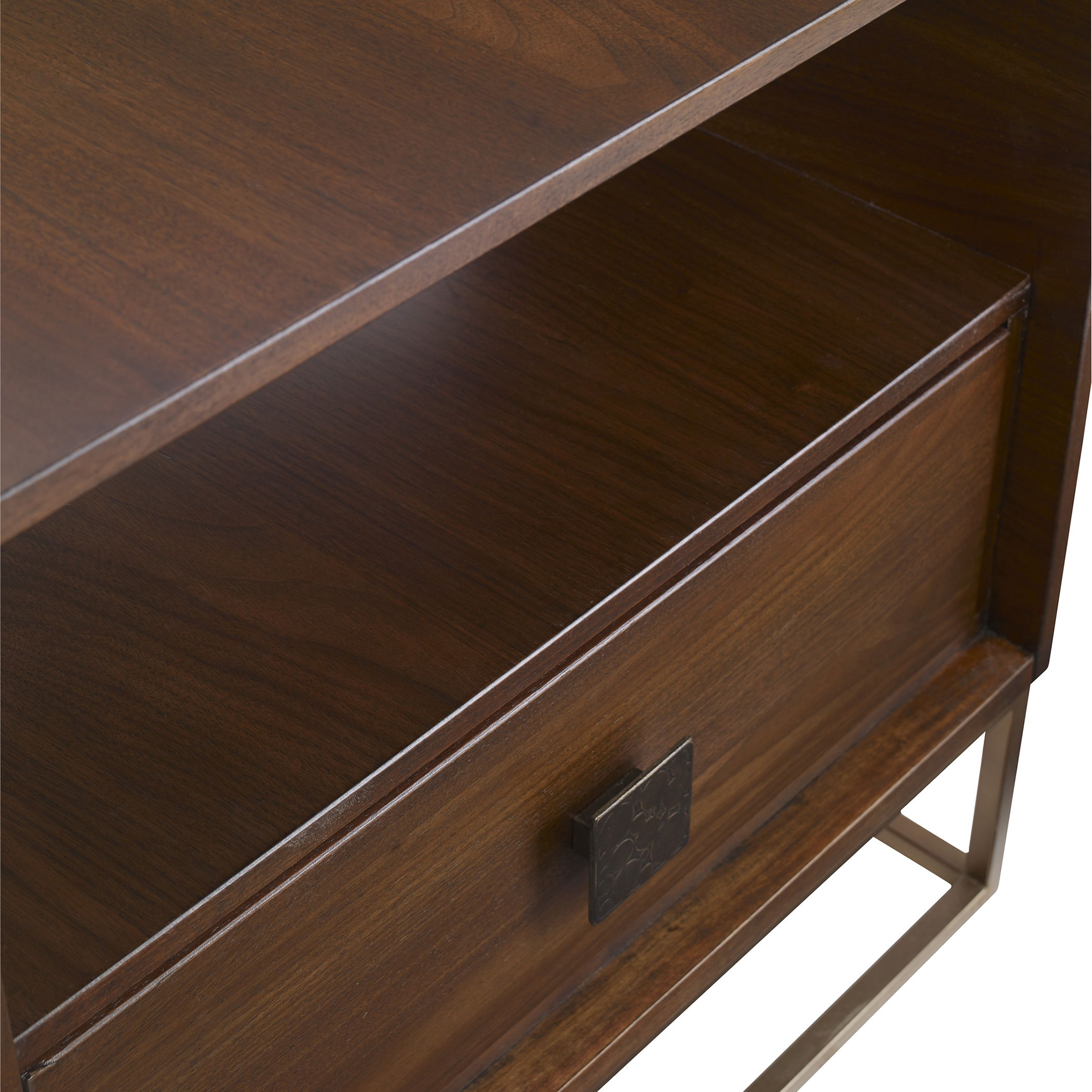 Bexley Walnut Side Table large image 