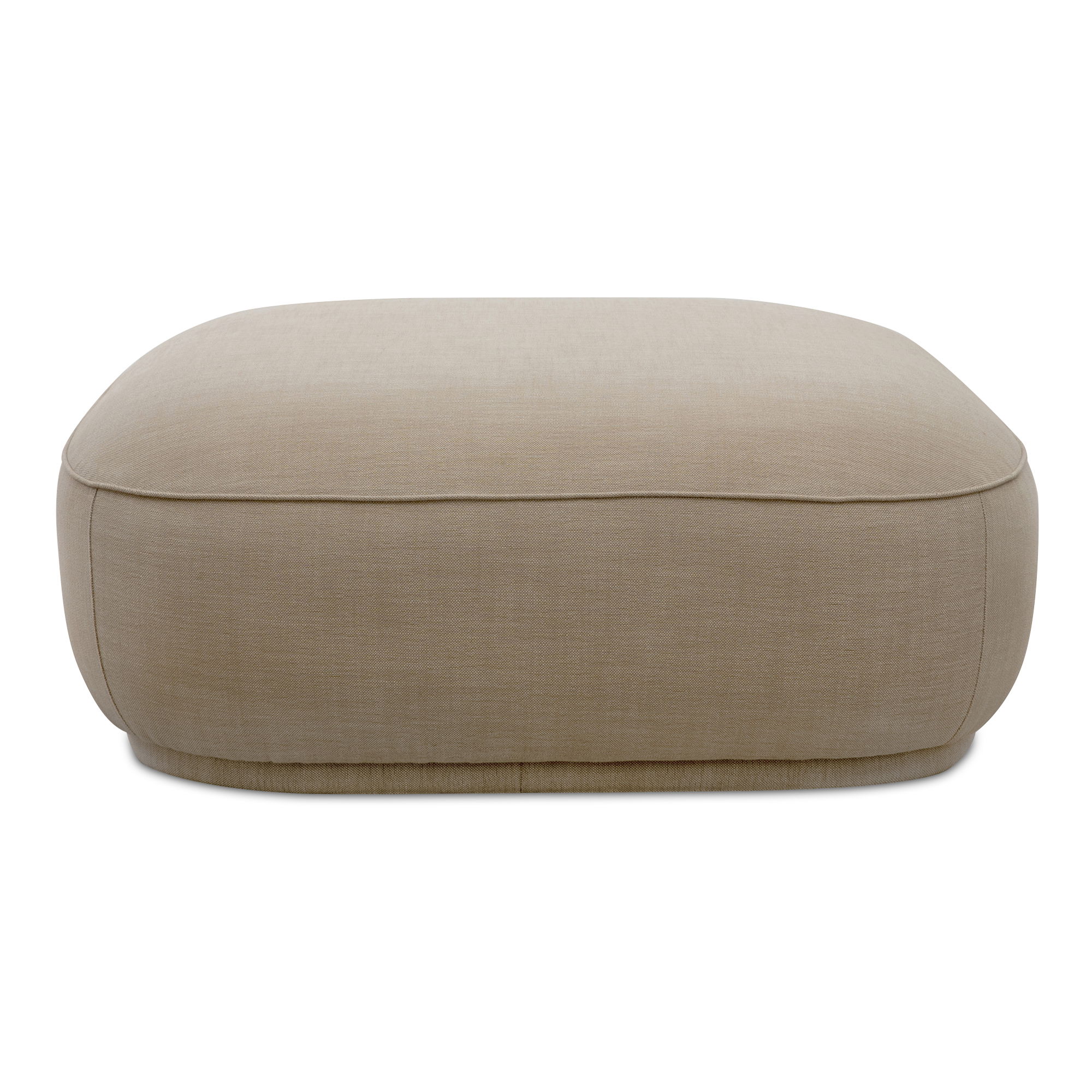 Marion Square Ottoman Beige large image 
