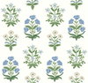 Mughal Rose White & Purple Wallpaper, by York Wall, 27' length x 2'3" width x 0.02" depth thumbnail