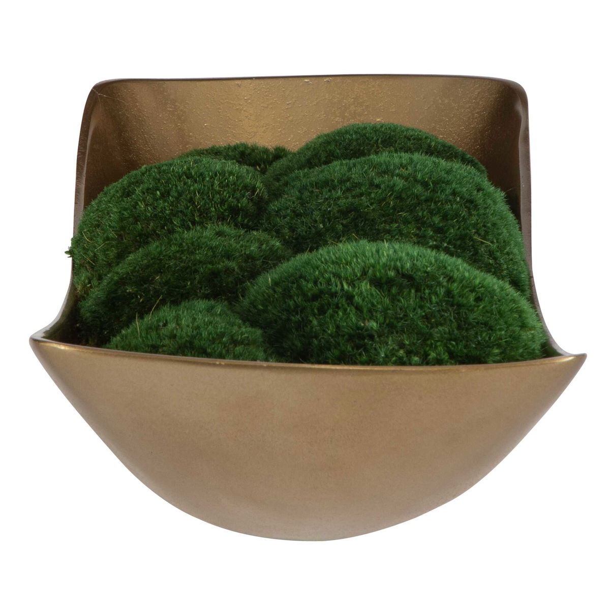 Venice Moss Centerpiece, Artificial Plants & Flower by Uttermost, 20" width x 5" height x 8" depth View 4