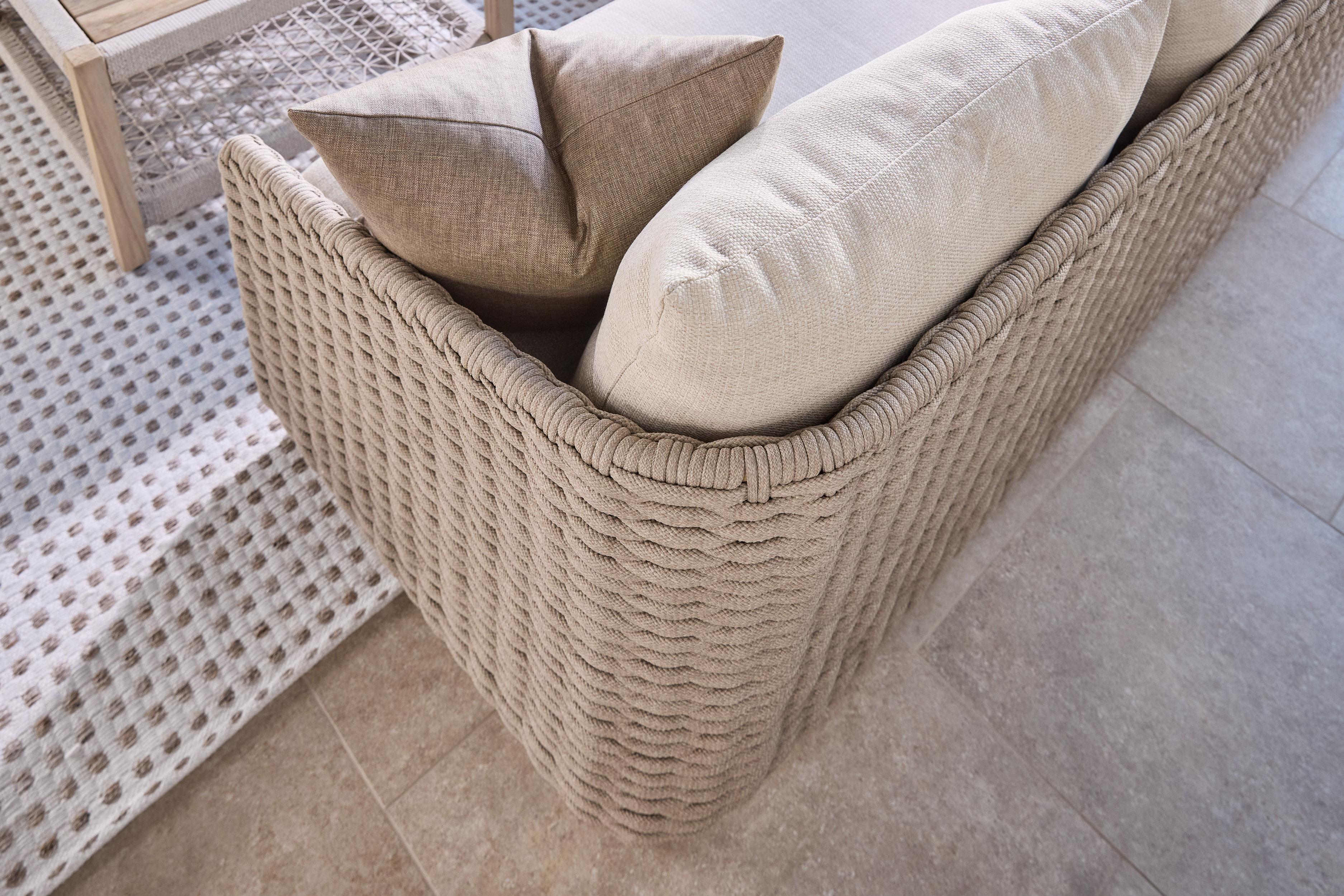 Caspian Outdoor Modular Right Facing 1-Arm Sofa, Seating by Essentials for Living, 58" width x 36" height x 36" depth View 9