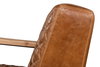 Beverly Hills Chair  Cuba Brown Leather, by Sarreid, 2'9" length x 2'4" width x 2'9" height thumbnail 6