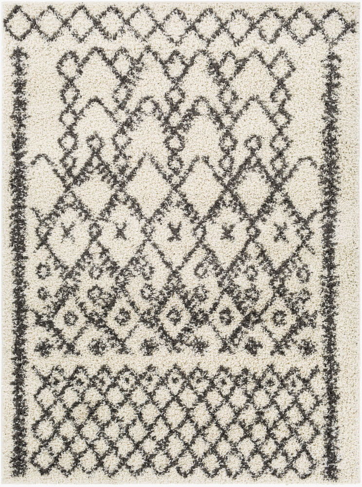 Taza Shag Machine Woven Rug, by Surya, 9' length x 6'7" width