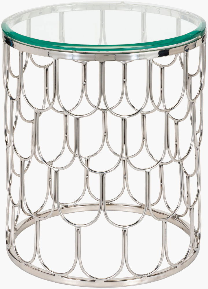 Cage End Table, Side & End Table by Surya, 17" width x 20" height