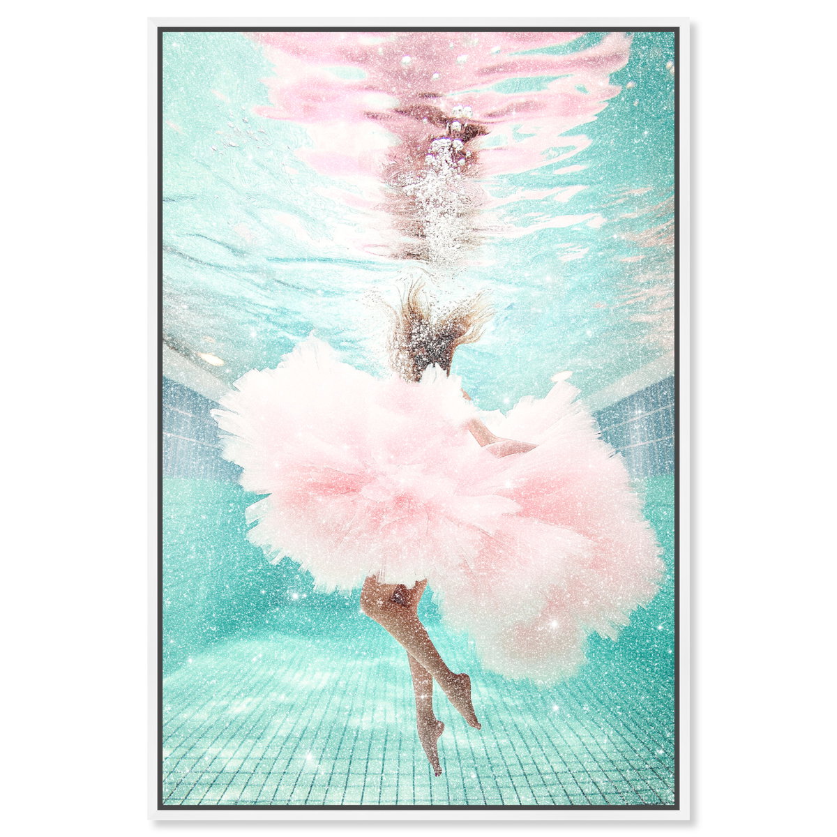 Aquatic Ballerina II (Diamond Dust), Art by Oliver Gal,  20x30 View 1
