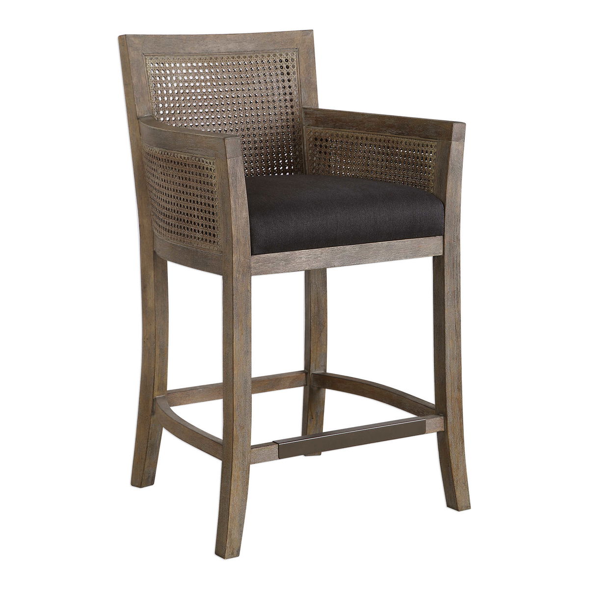 Encore Counter Stool, Counter & Bar Stool by Uttermost, 22.5" width x 38" height x 22.5" depth View 4