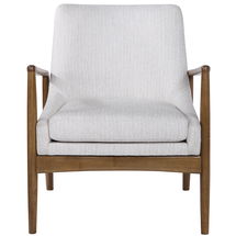 Online Designer Living Room Bev White Accent Chair