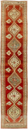 Antique One of a Kind Handmade Rug, by Surya, 16'5" length x 3'6" width thumbnail