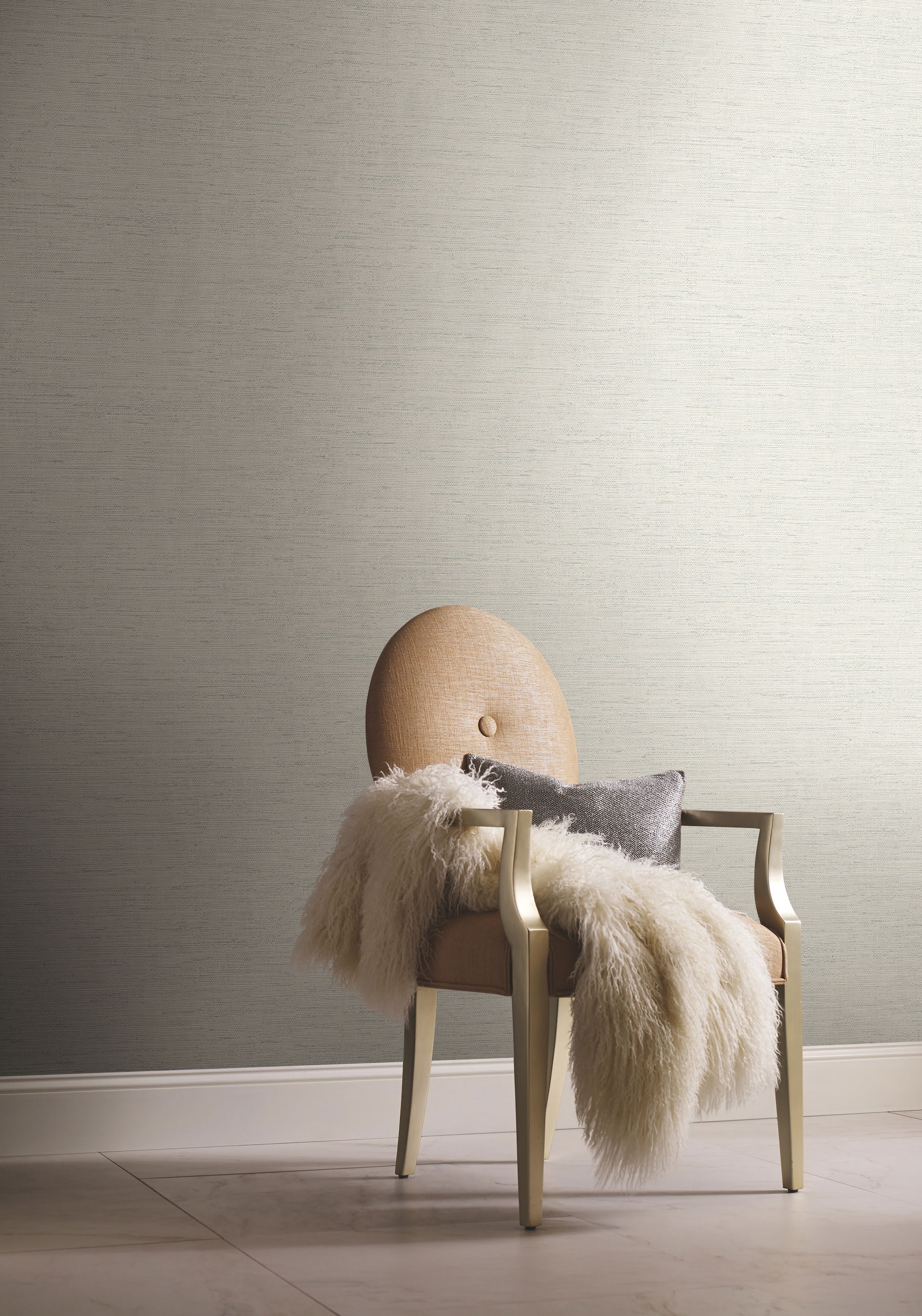 Essence White Metallic Wallpaper large image 