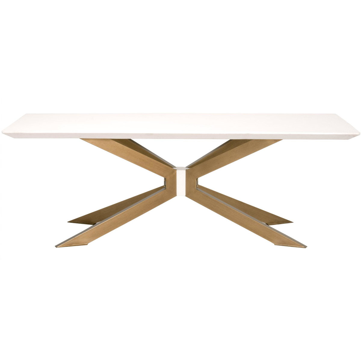 Industry Rectangle Dining Table, by Essentials for Living, 87" width x 30" height x 39.5" depth View 1