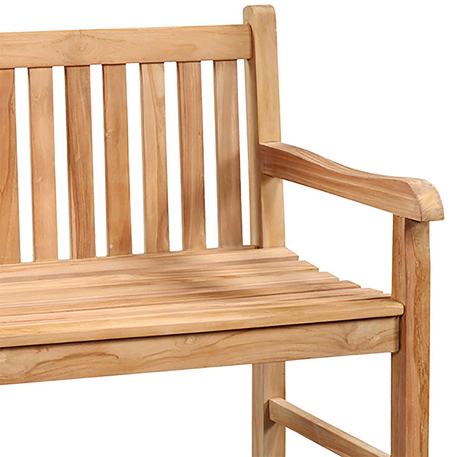 Windsor Outdoor Bench 51', Benche by Dovetail, 51" width x 36" height x 26" depth View 2