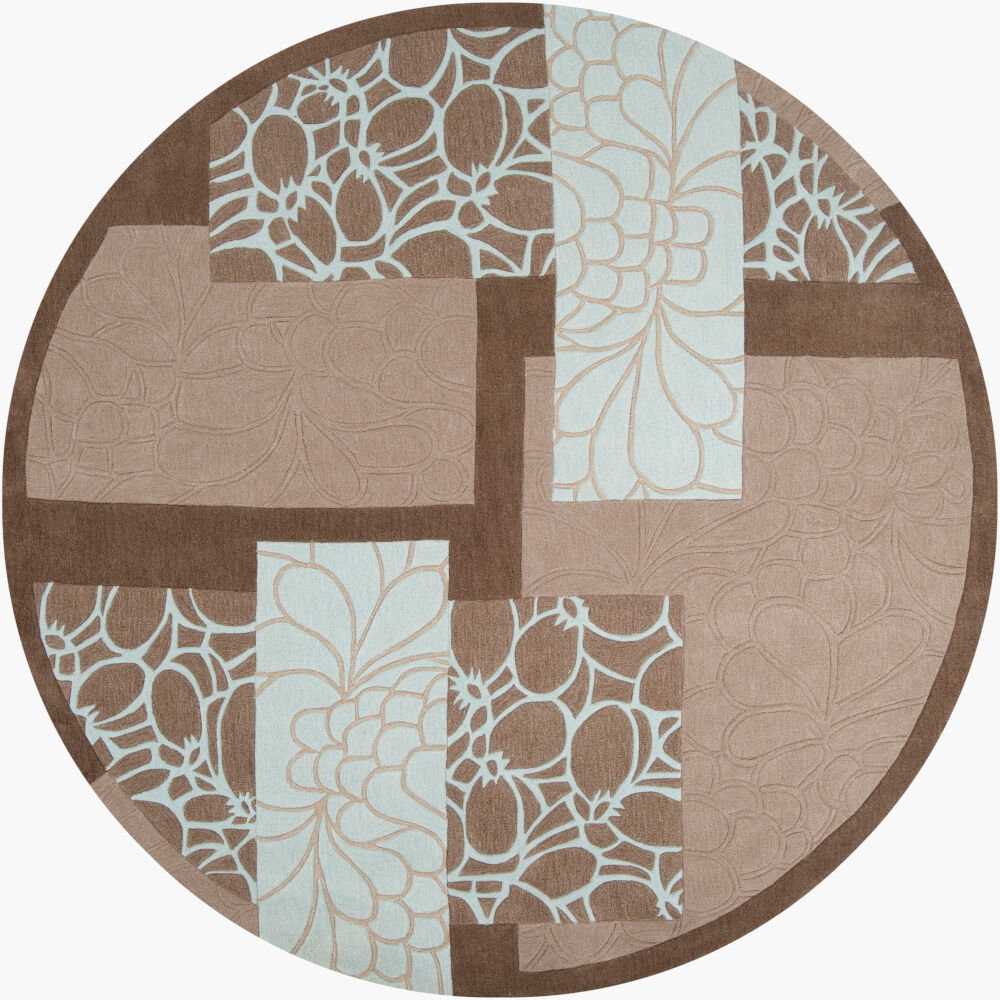 Cosmopolitan Handmade Rug, by Surya, 1'6" length x 1'6" width