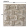 Pickford Wood Wall Decor Natural, Sculptural Wall Art by Uttermost, 20.12" width x 20.12" height x 4.5" depth thumbnail 3