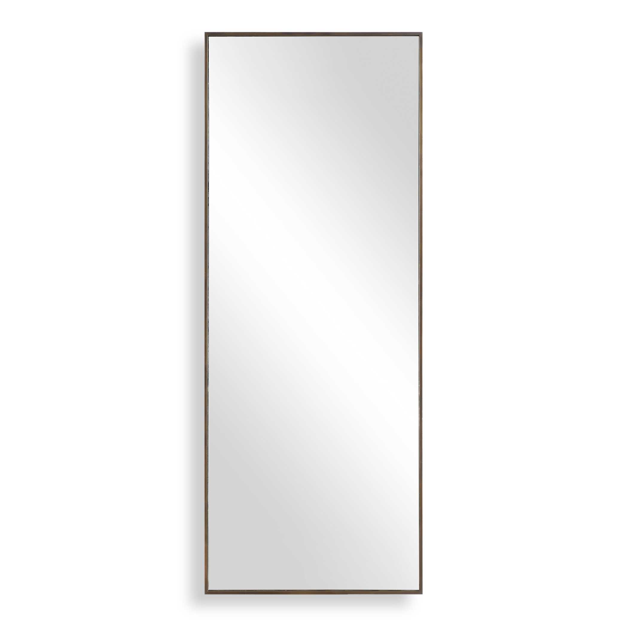 Patterson Bronze Dressing Mirror, by Uttermost, 28" width x 72" height x 2" depth View 1