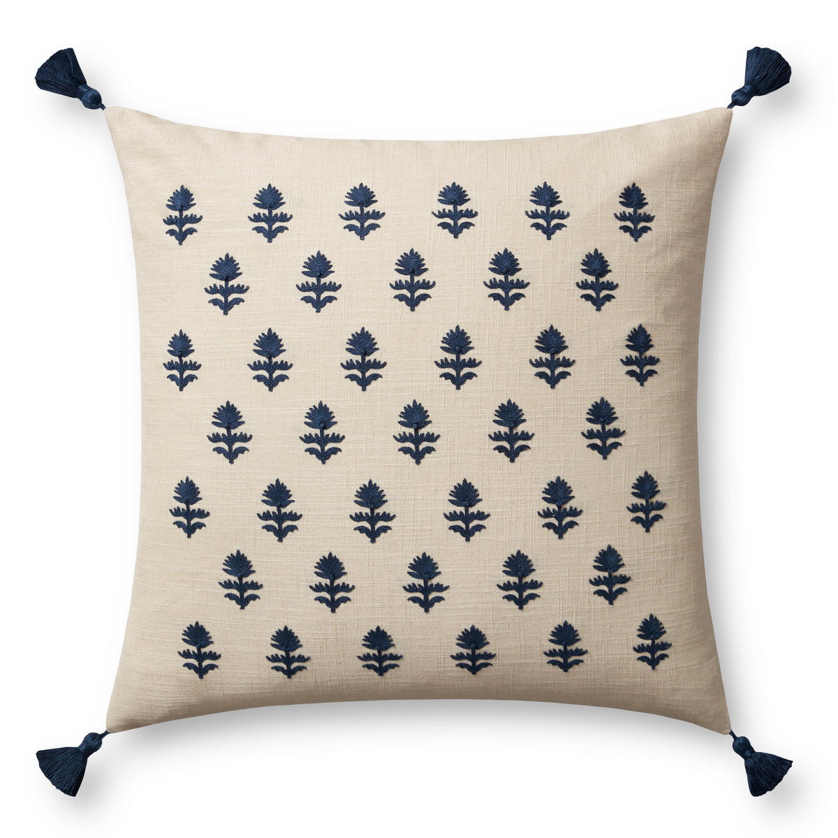 Magnolia Home by Joanna Gaines x Loloi Addison Pillow, Decorative Pillow, 22" length x 22" width View 1