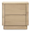 Round Off Tall Nightstand Natural Oak thumbnail 0