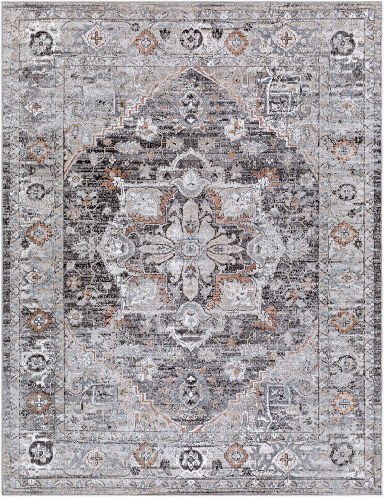 Daytona Beach Machine Woven Rug, by Surya, 1'3.75" length x 1'3.75" width