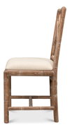 Brighton Bamboo Side Chair, Dining Chair by Sarreid, 17" length x 22" width x 39" height thumbnail 9