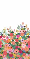 Garden Party Bright Pink Wall Mural thumbnail 0