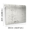 Magnolia Home the Daily Black & White Peel & Stick Wallpaper thumbnail 9