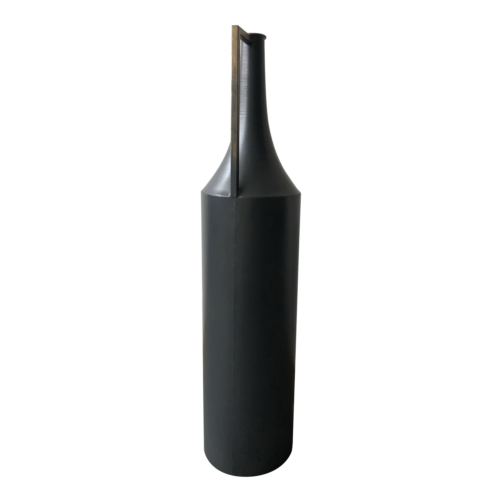 Argus Metal Vase Black large image 