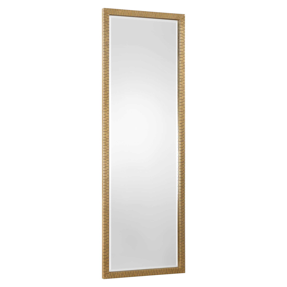 Vilmos Metallic Gold Mirror, by Uttermost, 24" width x 72" height x 1.37" depth View 4