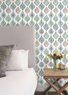 Marketplace Motif White & Multi Wallpaper thumbnail 2