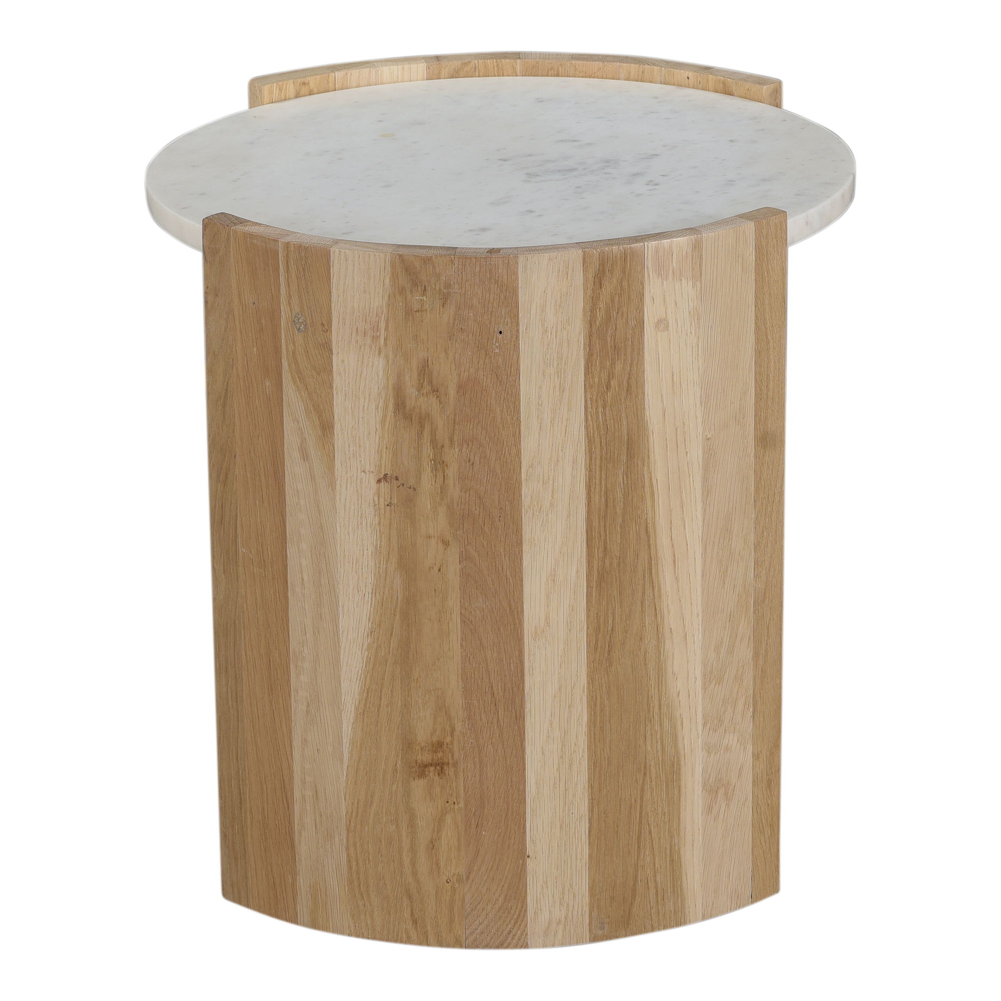 Dala Side Table White, Side & End Table by Moe's Home, 20" width x 18.5" height x 18.5" depth View 4