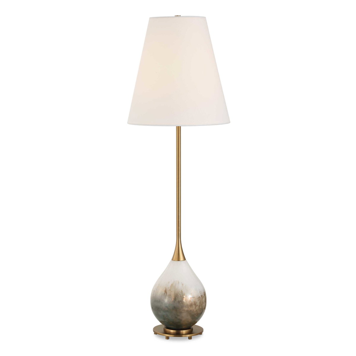 Cardoni Smoke Buffet Lamp, by Uttermost, 11" width x 34.5" height x 11" depth View 1