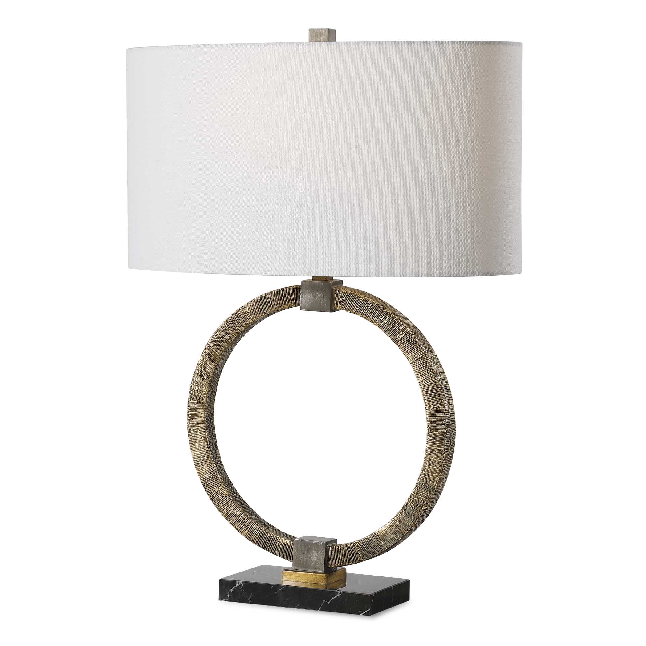 Relic Aged Gold Table Lamp, by Uttermost, 19" width x 26" height x 10" depth View 1