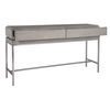 Kamala Gray Oak Console Table, Furniture by Uttermost, 54" width x 30" height x 13.5" depth thumbnail 6