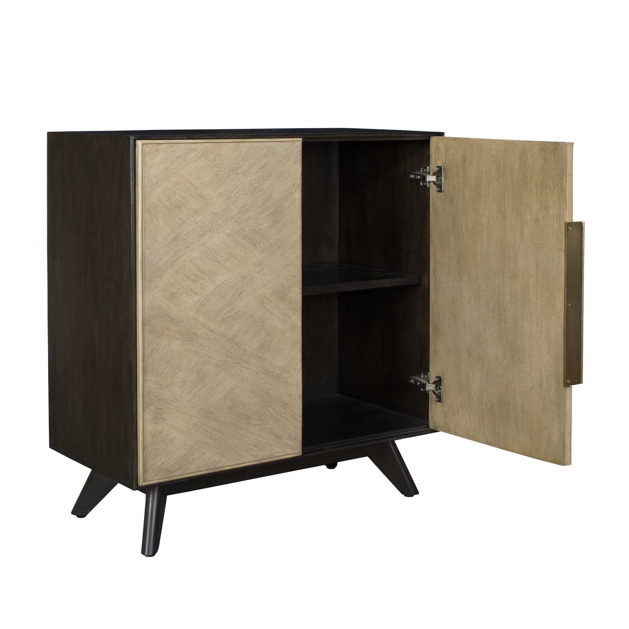 Reina Modern 2 Door Cabinet, Furniture by Uttermost, 31" width x 34" height x 15" depth View 7