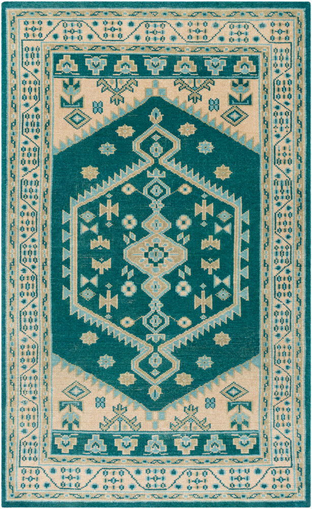 Milas Handmade Rug, by Surya, 7'6" length x 5' width